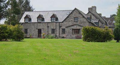 View of Alexanderstone East Wing from its garden